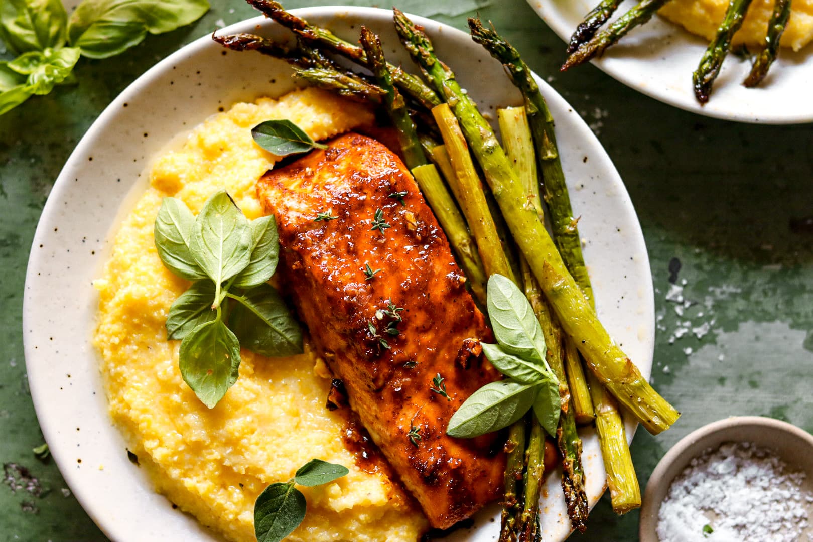 Grilled Salmon with Asparagus